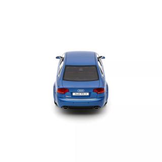 AUDI RS 4 B7 SEDAN SPRINT BLUE 2007 OttO mobile 1:18 Resinemodell (Türen, Motorhaube... nicht zu öffnen!)